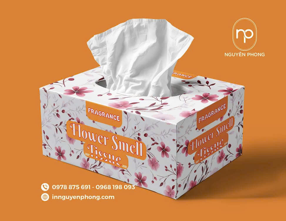Hộp khăn giấy đẹp - Quảng bá thương hiệu tinh tế